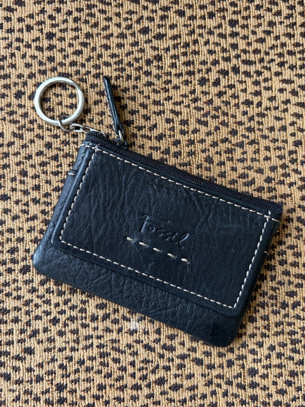 Fossil Leather Keychain Wallet